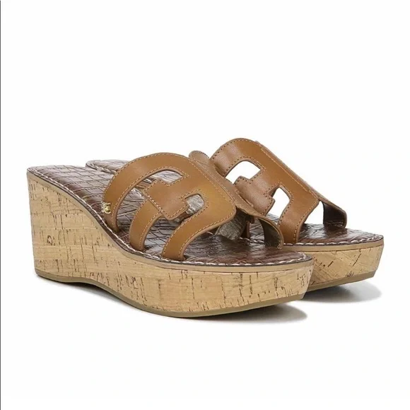 Sam Edelman Regis Platform Wedge size 7.5 - Picture 1 of 6
